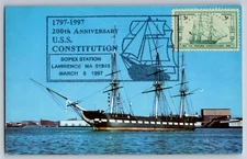 #951 US Frigate Constitution Maxi Card w/Pictorial Cancel