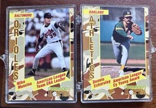 1993 Topps Baseball Coca-Cola Commanders of the Hill Complete Set - 30 Cards