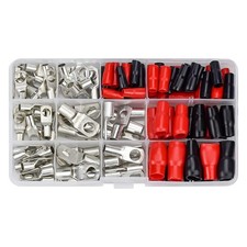 Hand 120pcs Tube Wire Connectors Set Tube Cable Lugs set for Household Wiring