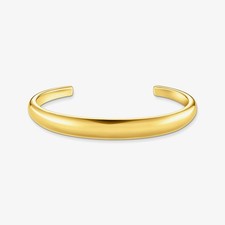 Image of THOMAS SABO Gold Plated Timeless Bangle AR115-413-39