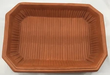 David Gil 1989 Bennington Potters Vermont Red Clay Terra Cotta Tray Dish