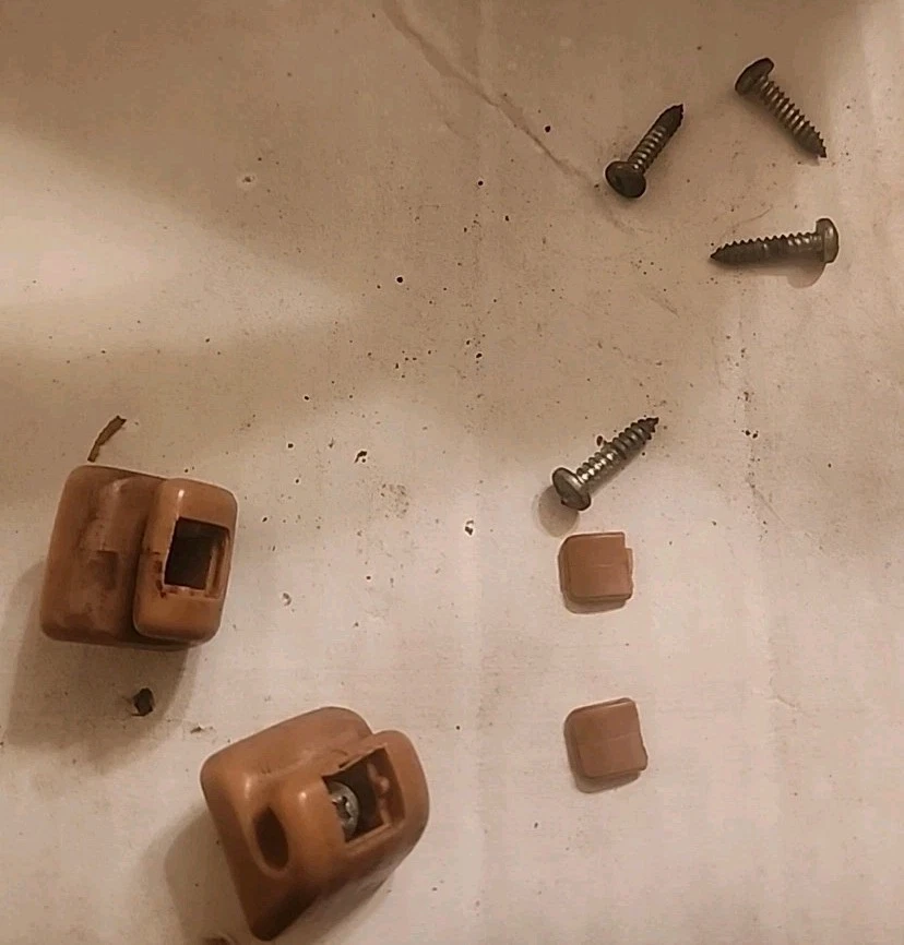 Mercedes Benz 300D 1981 juego de parasol delantero izquierdo y derecho con herrajes OEM75-85 Foto 2 de 4