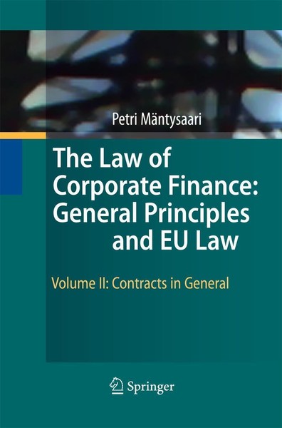 The Law Of Corporate Finance: General Principles And EU Law Petri MäNtysaari-image