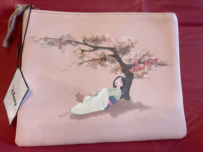 DISNEY MULAN ROSA KULTURBEUTEL SCHMINKTASCHE TASCHE PRIMARK NEU MIT ETIKETT
