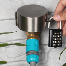 Metal Water Spigot Lock Stainless Hose Bib Lock to Prevent Theft