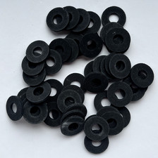 M6 Rubber Washers 16mm O/D X 6.5mm I/D X 1.5mm Thk, various quantities