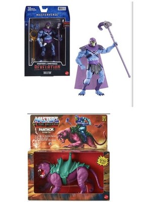 The Loyal Subjects Masters of the Universe Skeletor Panthor Action Vinyl Figures