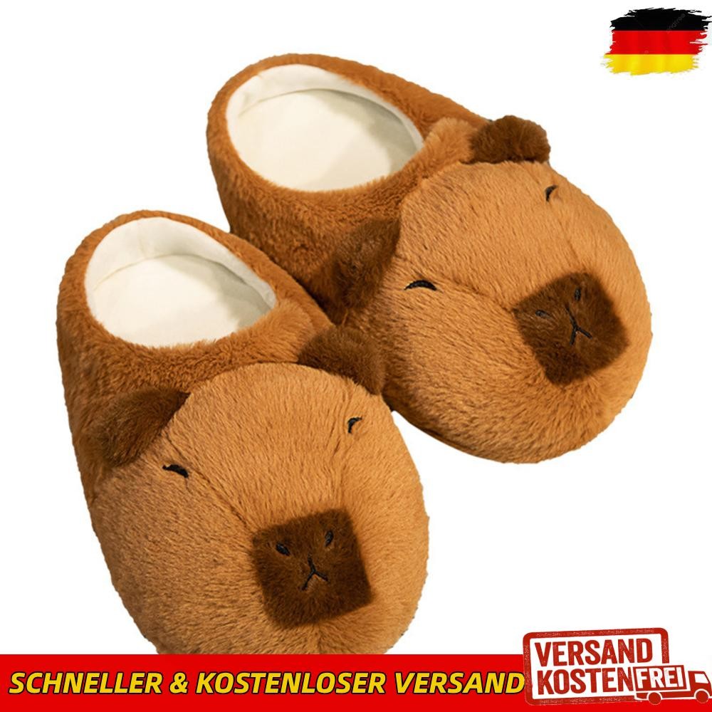 APL Ciabatte donna Capybara animali antiscivolo calde peluche scivoli interno casa H