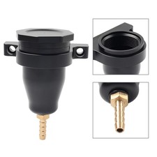 Black Upgraded Billet Hydraulic Clutch Reservoir Wo-ring Application Universal