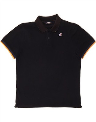 K-WAY Mens Polo Shirt Large Navy Blue CD20