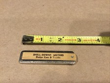 Shell Downs Motors Dealer Folding Knife Clinton Illinois Dodge