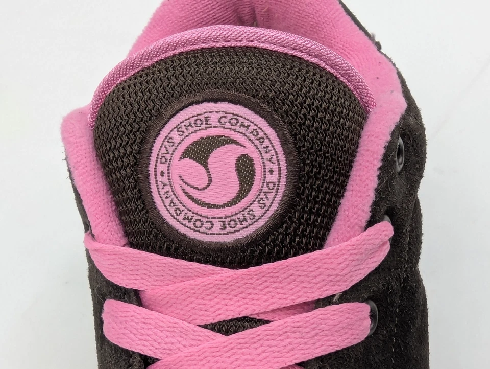 De Colección Años 90 DVS Gamuza Renacimiento Lengua Grasa Zapato de Monopatín Mujer 8.5, Rosa Chocolate Foto 2 de 4