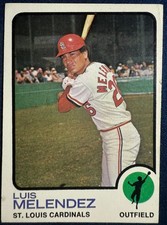1973 TOPPS #47 LUIS MELENDEZ (ST. LOUIS CARDINALS) BASEBALL CARD
