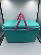 VTG 1990  s Craftstor Storage Tote Bin Crafts Sewing Scrapbooking Organizer Eagle