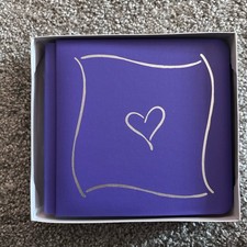 Creative Memories 7x7 The Triumph Purple Heart Scrapbook Album RETIRED