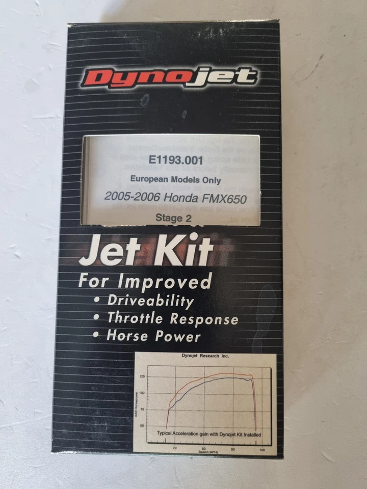 (82) DYNOJET KIT DE CARBURATION STAGE 2 HONDA FMX650 '05-'06 == E1193.001 - Photo 1/1