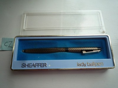 VINTAGE LADY SHEAFFER GOLD KUGELSCHREIBER IN OVP UND PAPIEREN CZ
