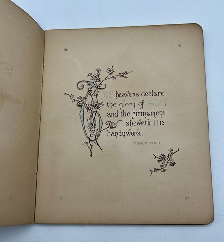 Antique Illustrated Psalm Book The Glory of God Marcus Ward & Co 1800's - Picture 2 of 9