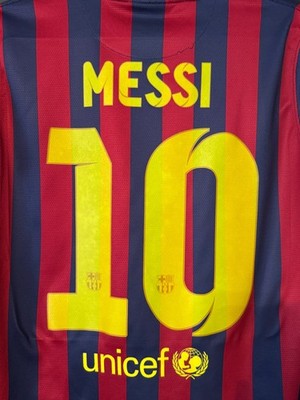 Lionel Leo Messi #10 FC Barcelona Football Nike L Women Shirt