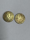 1943 NETHERLANDS SURINAME 1 Cent #LOT 2 coins# luster, beautiful, free shipping — photo 2