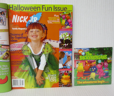 HALLOWEEN Nick Jr Magazine October 2004 w/ The Backyardigans