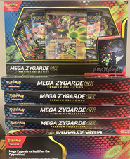 Pok mon TCG Mega Zygarde EX Premium Collection Box- New/Sealed
