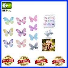 Enchanting 3D Organza Butterfly Decorations - Perfect for Home Celebration