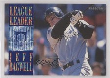 1995 Fleer League Leader Jeff Bagwell #8 HOF 3k1