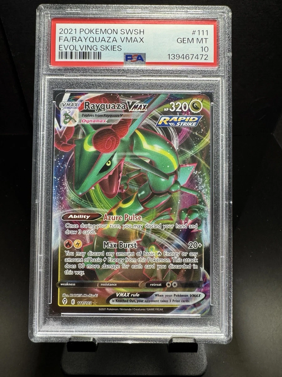 Rayquaza Pokémon TCG Professional Sports Authenticator (PSA) Grade