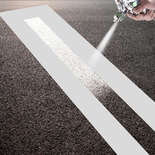 4 X 88 Inch Parking Lot Line Stencil, Silicone Foldable Reusable Line Stencil fo