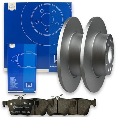 ATE Bremsscheiben Ø272mm + Beläge hinten passend für VW Golf 7 T-Roc Skoda Karoq