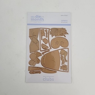 Spellbinders Small Die of the Month June 2025 ''Shipmates'' 16 Cutting Dies