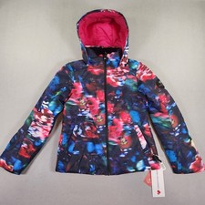 Obermeyer Rylee Print Jacket Bloominescence Multicolor Girls Small 8 Ski NWT