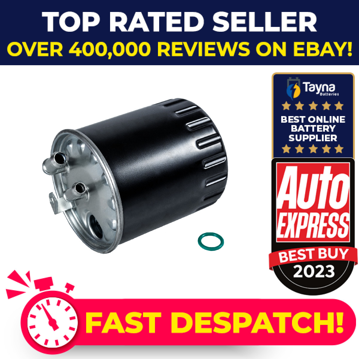 Fuel Filter fits MERCEDES GL320 X164 3.0D 06 to 09 OM642.940 A6420901652 Febi