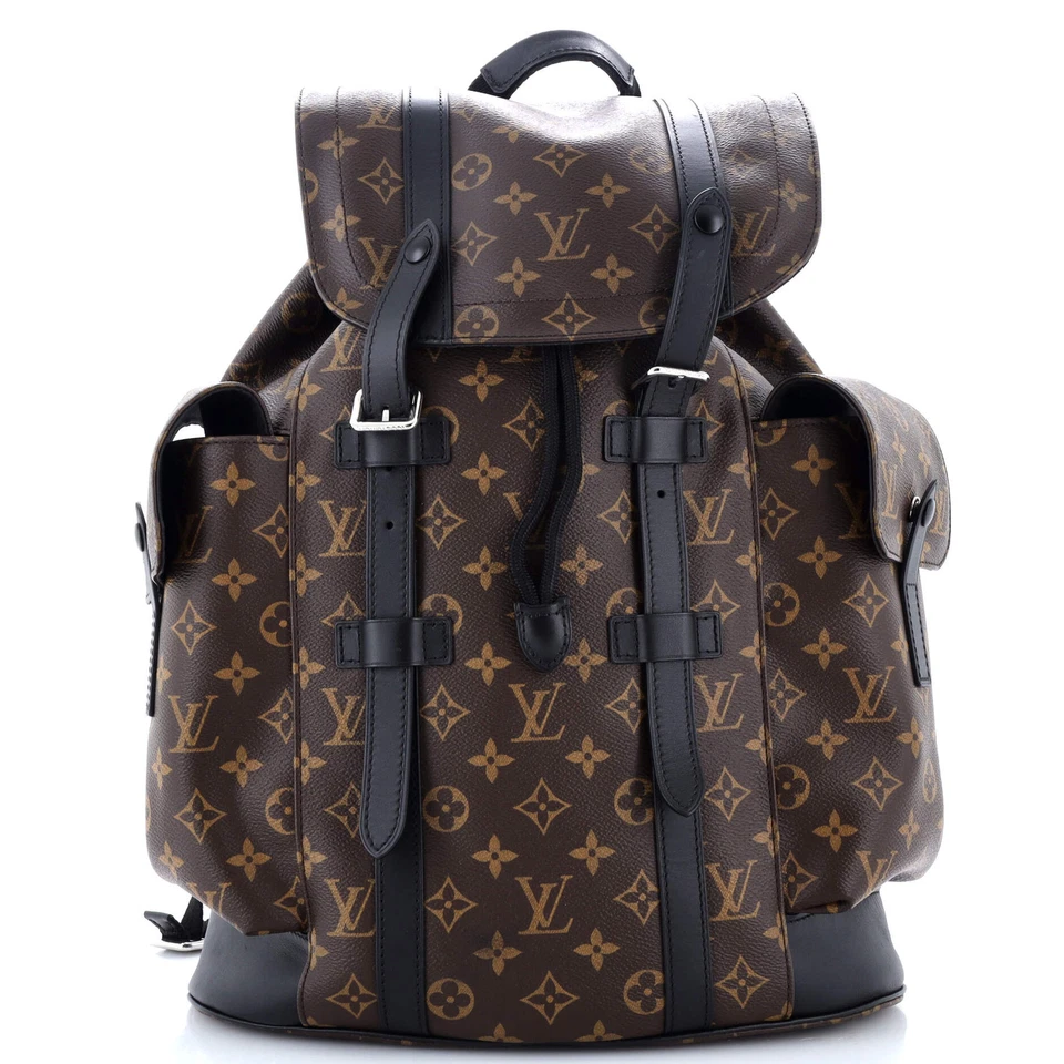 Louis Vuitton Christopher Backpack Macassar Monogram Canvas MM