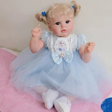 20" Newborn Realistic Reborn Baby Dolls Toy Adorable Toddler Cloth Body Lifelike