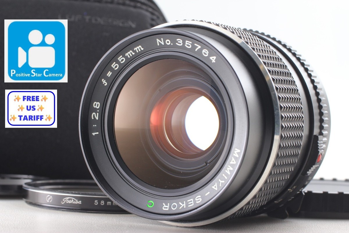 🎦VIDEO👀✨MINT✨ Mamiya Sekor C 55mm f2.8 Lens M645 1000S Super
