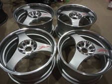 JDM 17" Try Force Zelda By Trail wheels for Silvia 180sx 200sx s13 S15 MR2 NSX