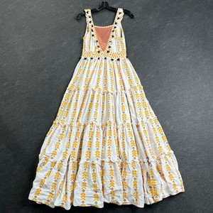 dodo bar or yellow cut out dress Womens Dodo Bar Or White, Brown, Yellow Print Maxi Dress S
