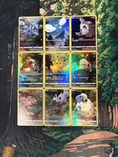 Pokemon TCG Crown Zenith Galarian Gallery 9-Card Holo Lot Riolu Pikachu