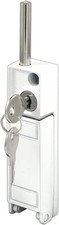 U 9919 White, Sliding Patio Door Keyed with Bolt Lock Single Pack