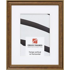 Craig Frames 314BR 16 x 20 Inch Ornate Bronze Picture Frame Matted to Display a