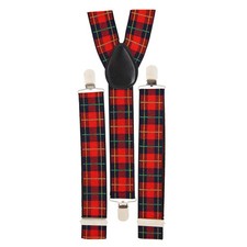 7986S - Hosenträger Tartanmuster, Schottenkaro, Einheitsgröße, Kostüm, Access...