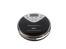 Studebaker SB3703BW Joggable Personal CD Player - FM - Bass Boost White/Black 