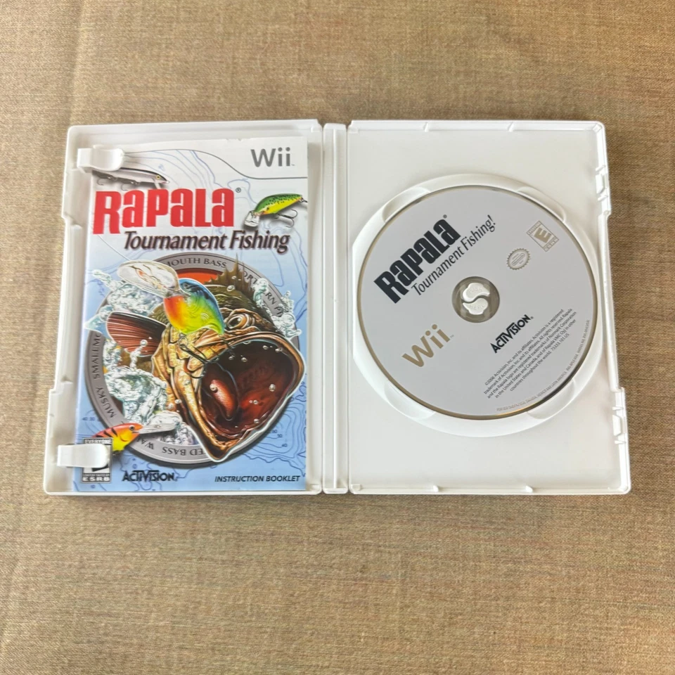 Rapala Tournament Fishing (Nintendo Wii, 2006) – Complete CIB, Tested - Image 2 of 3