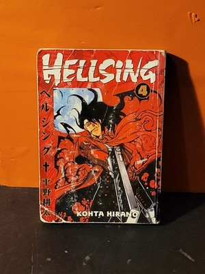 Hellsing by Kohta Hirano Book Vol 4 Anime Manga Graphic Novel ~ Library Copy