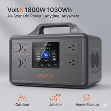VoltX 1800W Portable Power Station Camping RV Off-Grid Backup 1030Wh