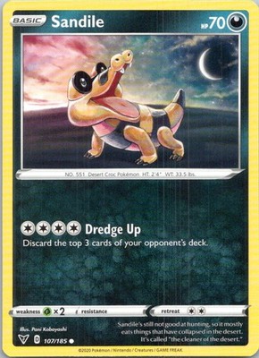 Sandile Common SWSH04: Vivid Voltage 107/185 LP Normal
