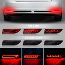 For Toyota Corolla Lexus 2011 2012 2013 LED Rear Bumper Reflector Brake Lights