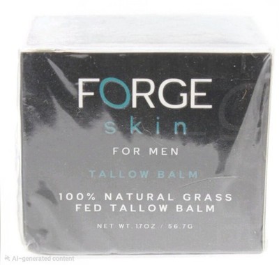 Forge Skin Men's Wrinkle Defense Beef Tallow Balm for Skin- 1.7oz 50g